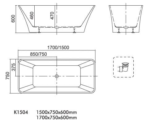 BATHTUB/ALICE-67"