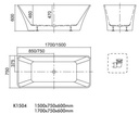 BATHTUB/ALICE-67"