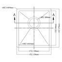121307 SINGLE BOWL UNDERMOUNT BAR SINK