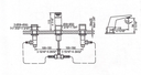 411471C 3-HOLE WASHBASIN FAUCET