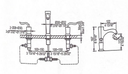 171428C 3-HOLE WASHBASIN FAUCET
