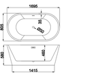 BATHTUB/1801-60"/67"