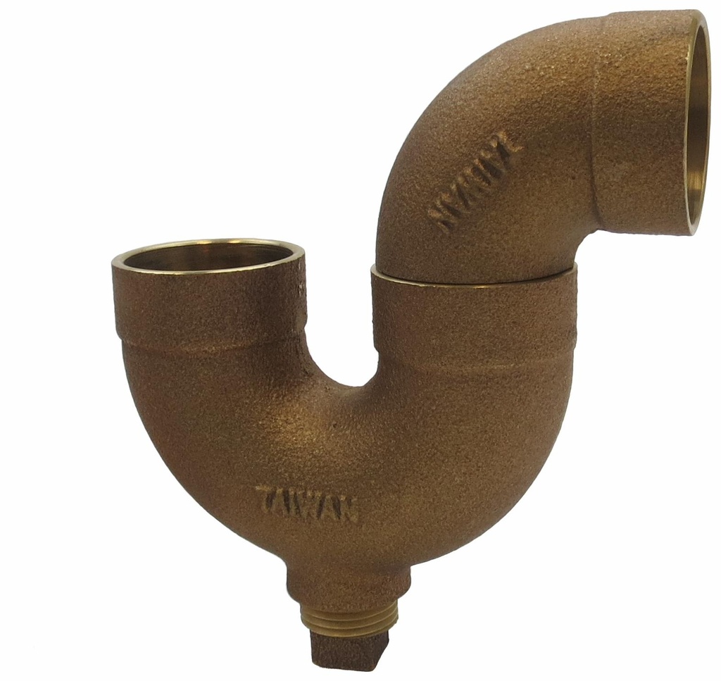 1-1/2 DWV CENTRE SET P-TRAP WF CLEAN-OUT NO-THRD