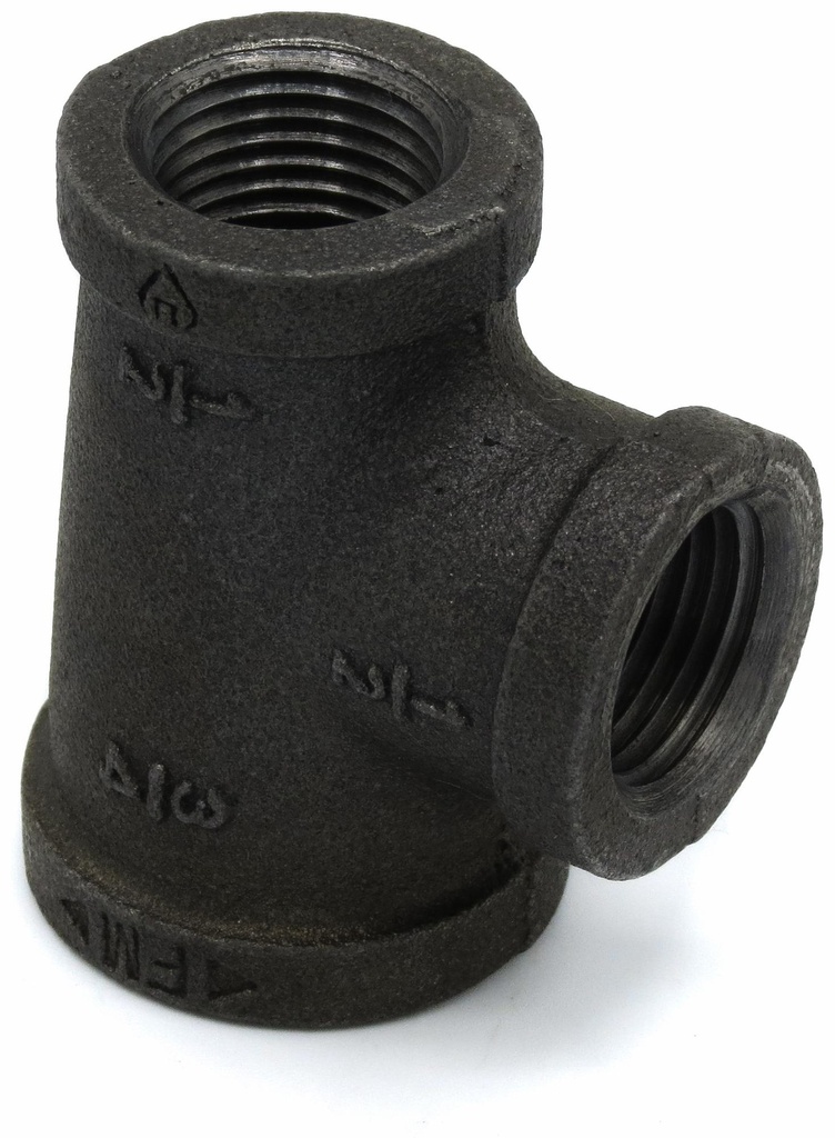 1-1/4X1/2X1       STD.BLK. TEE