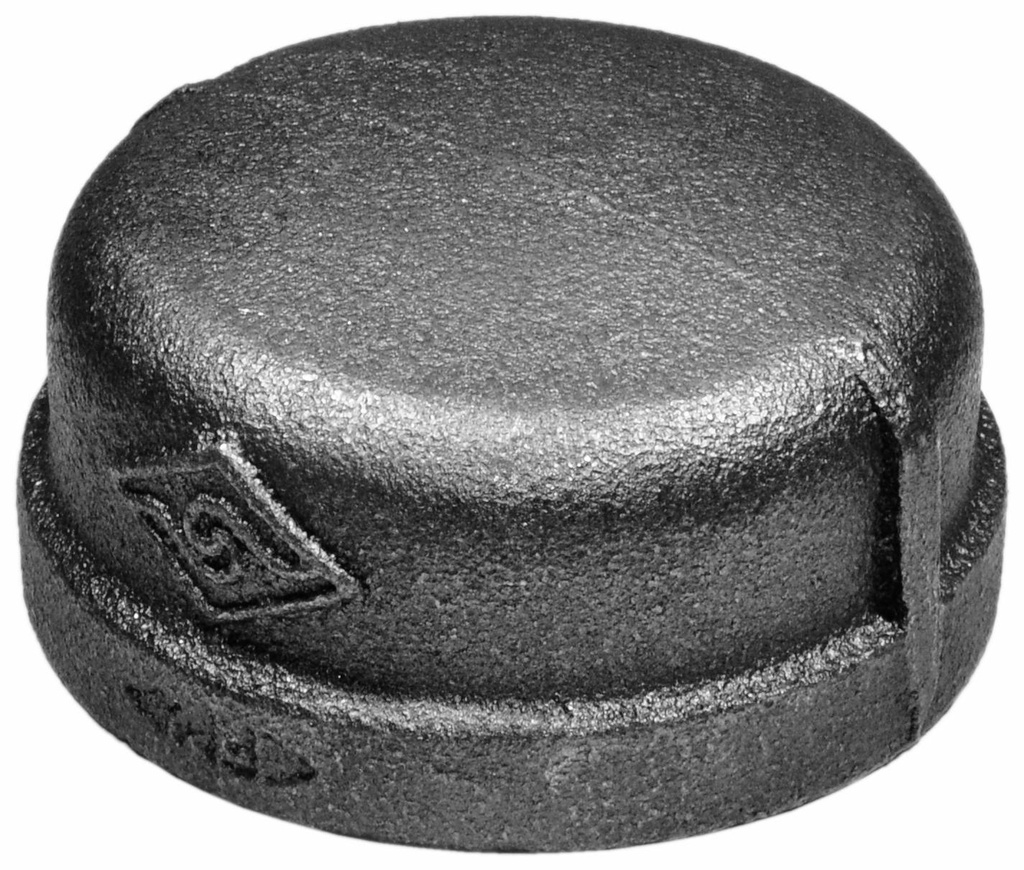 1-1/4             STD.BLK. CAP