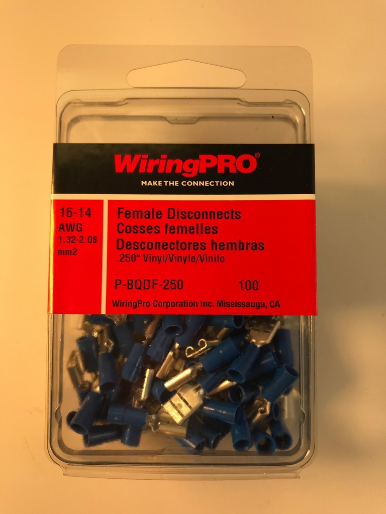 16-14 Female Quick Disconnect .250"