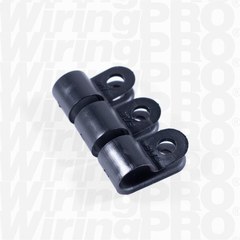 3/8" Nylon Cable Clamp - Black 100/pkg