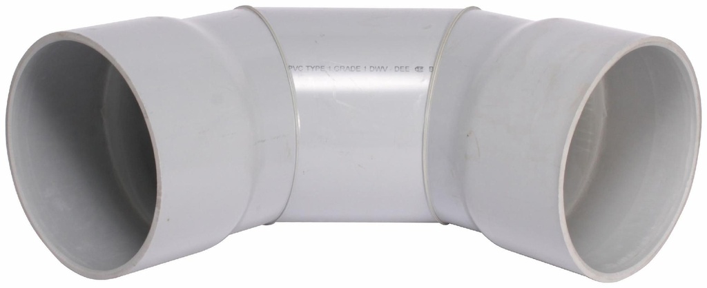 10"x90D PVC DWV ELBOW HxH SYSTEM 15