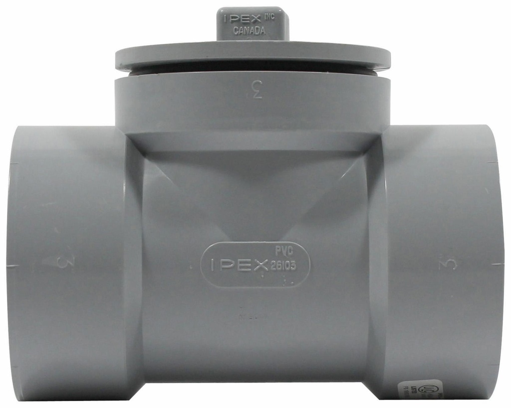 3" PVC DWV LINE C/O W/ PLUG HXHXGKT PLUG SYSTEM 15