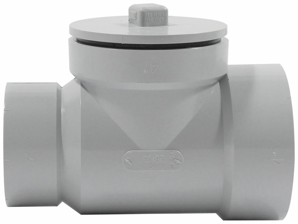 4"x3"x4" PVC DWV LINE C/O W/ PLUG HXHXGKT PLUG SYSTEM 15