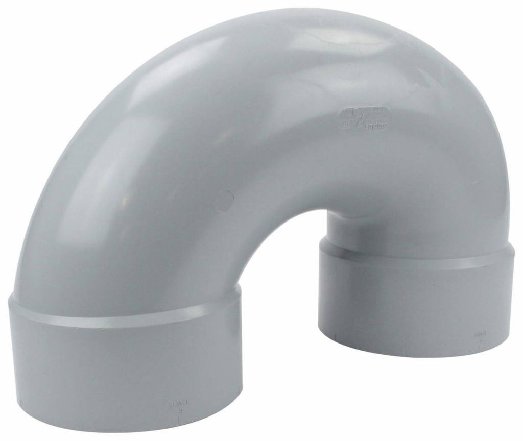 6" PVC DWV U-BEND HxH SYSTEM 15