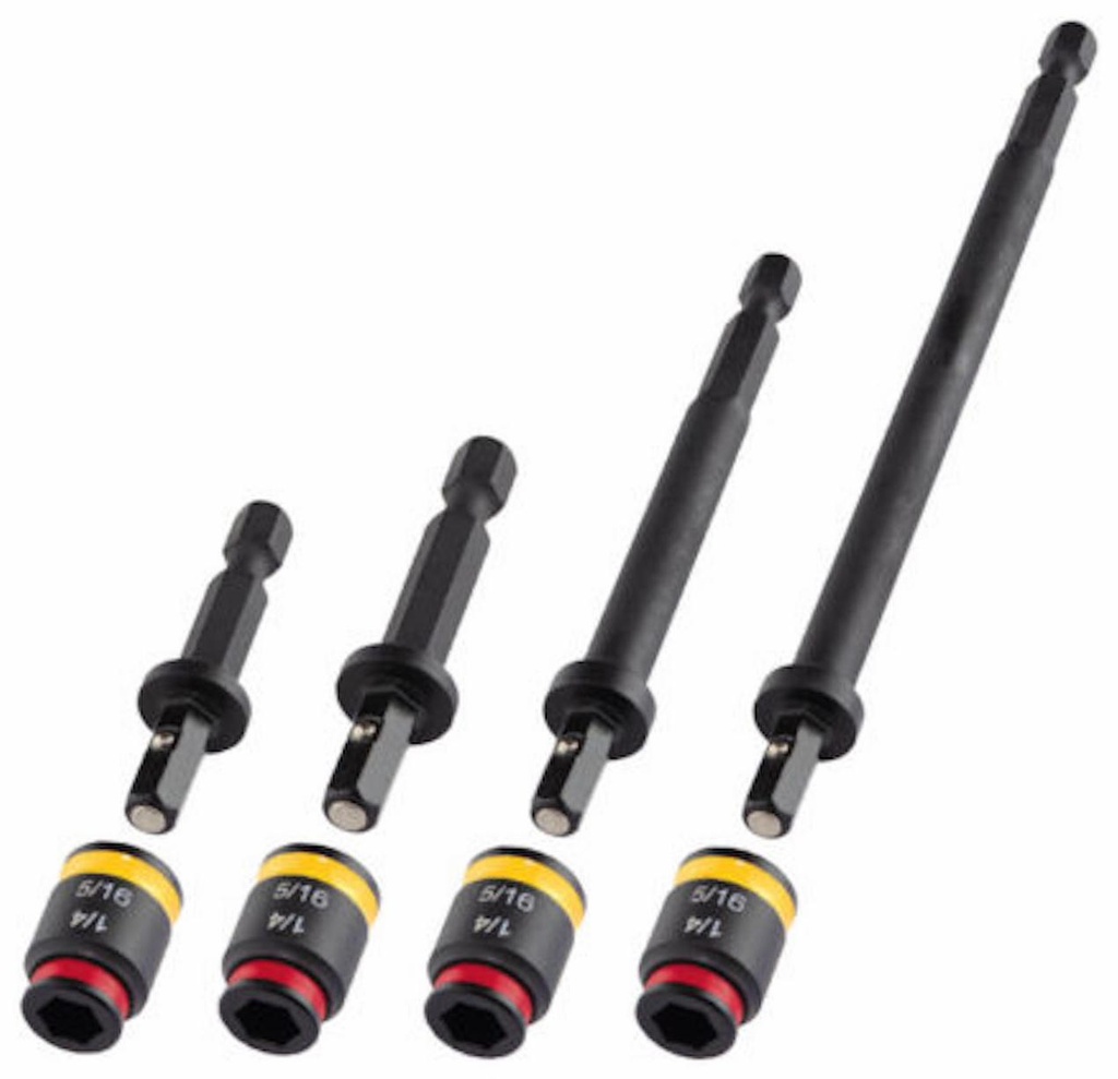 HEX DR,1/4&5/16", CLEAN,2-5/8"