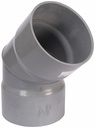 10"x45D PVC DWV ELBOW HxH SYSTEM XFR