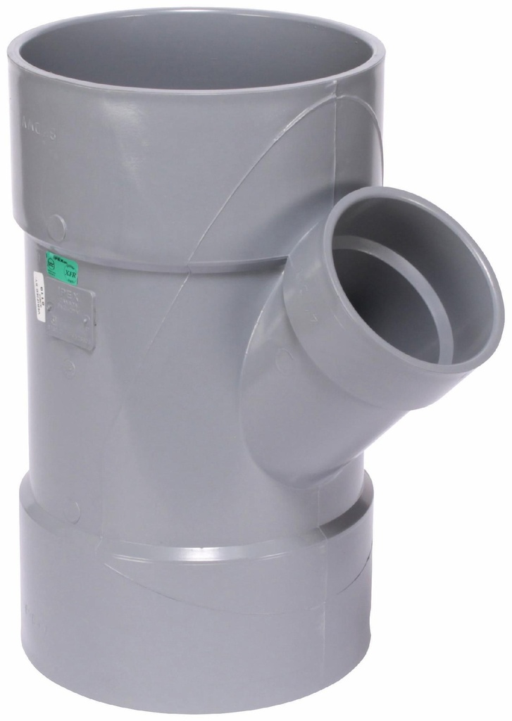 8"x4"x45D PVC DWV WYE HxHxH SYSTEM XFR