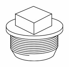 1 1/2" PVC DWV PLUG C/O MPT SYSTEM XFR