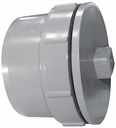 4" PVC DWV FTG C/O W/ PLUG SPxGSKT PLUG SYSTEM XFR