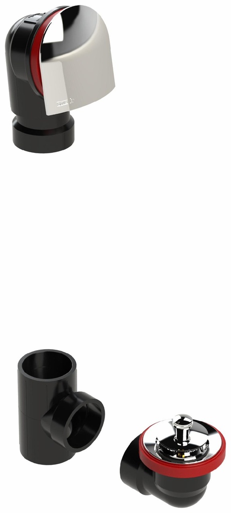 Lift & Turn ABS Offset Waste & Overflow Kit