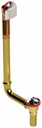 Lift & Turn Brass Direct Drain Waste & Overflow