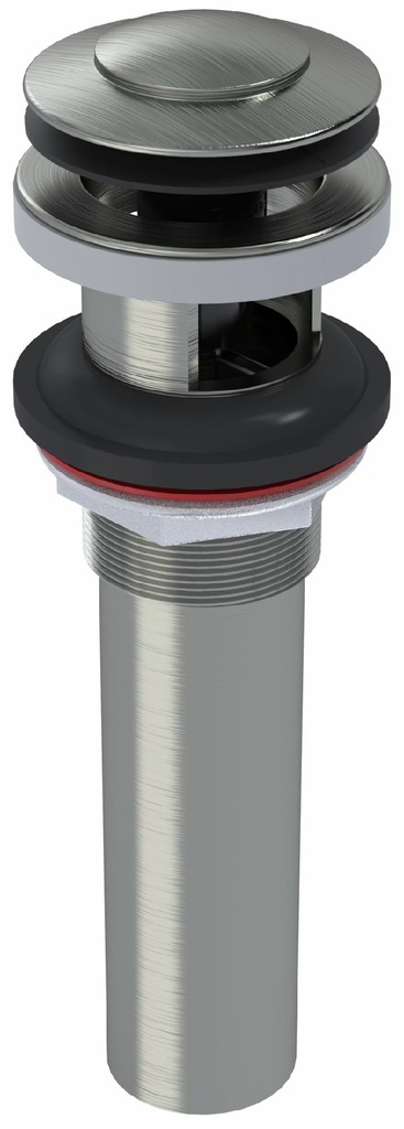 2-Piece Clicker Bathroom Sink Drain with Overflow