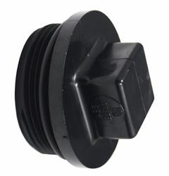 1-1/2 SQUARE ABS PLUG MPT