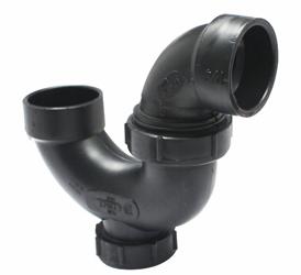 1-1/2 ABS P-TRAP WITH CLEAN-OUT HXH