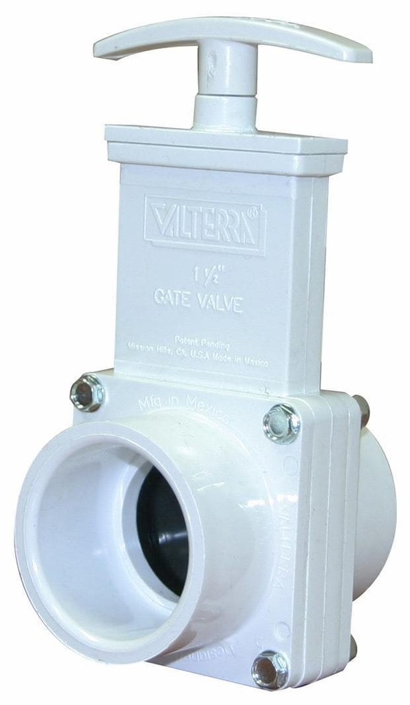 1 1/2" PVC SXS GATE VALVE