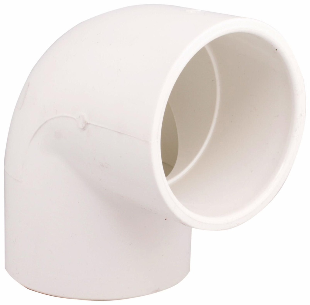 2 1/2"x90D PVC FGV ELBOW HxH SYSTEM 636