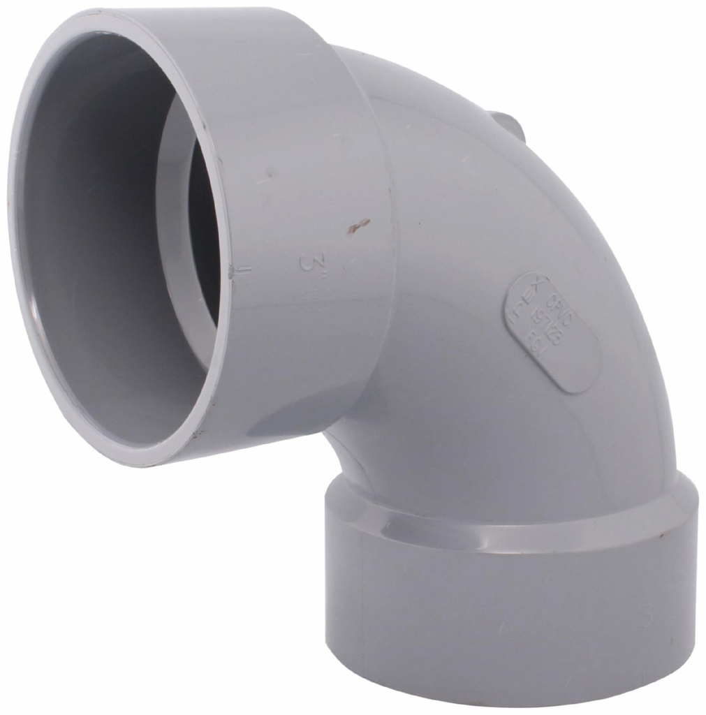 3"x90D CPVC FGV LONG ELBOW HxH SYSTEM 636