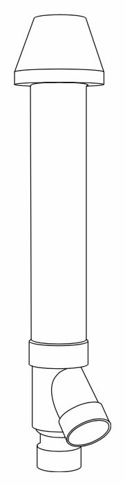 2X28 CPVC 636 CONC VENT KIT