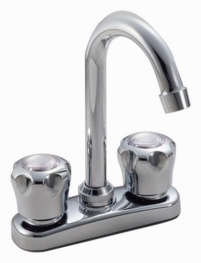 Bar Faucet with Fluted Handles