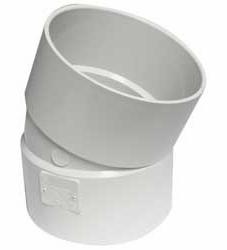 6 PVC SEWER 22-1/2 ELBOW