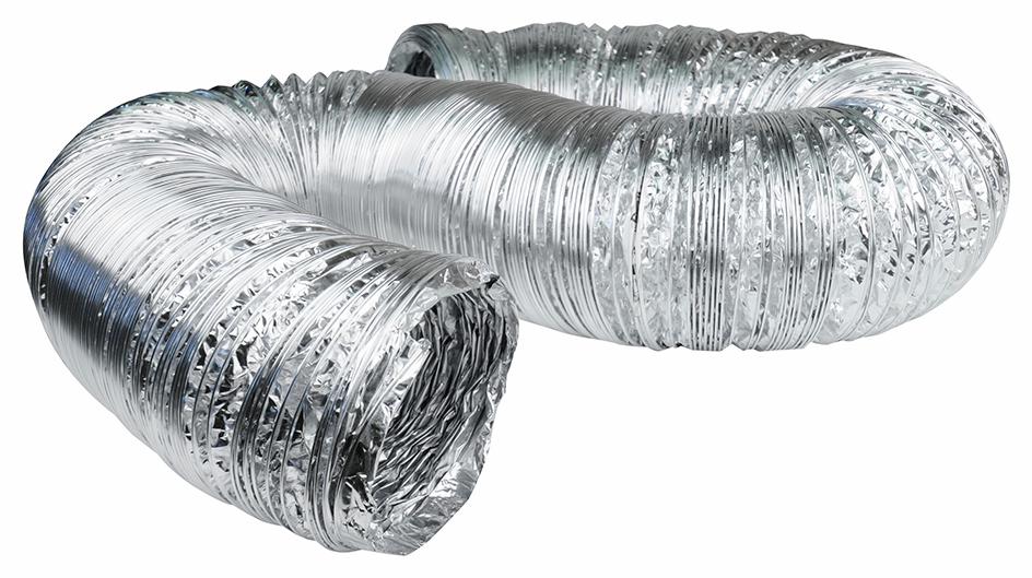 12" X 25' Flexible Aluminum Foil Duct