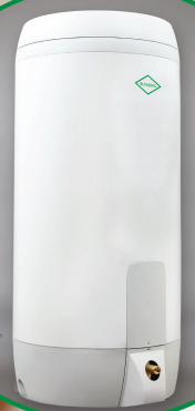 Stainless Electric: single 3kw element, 52usg capacity