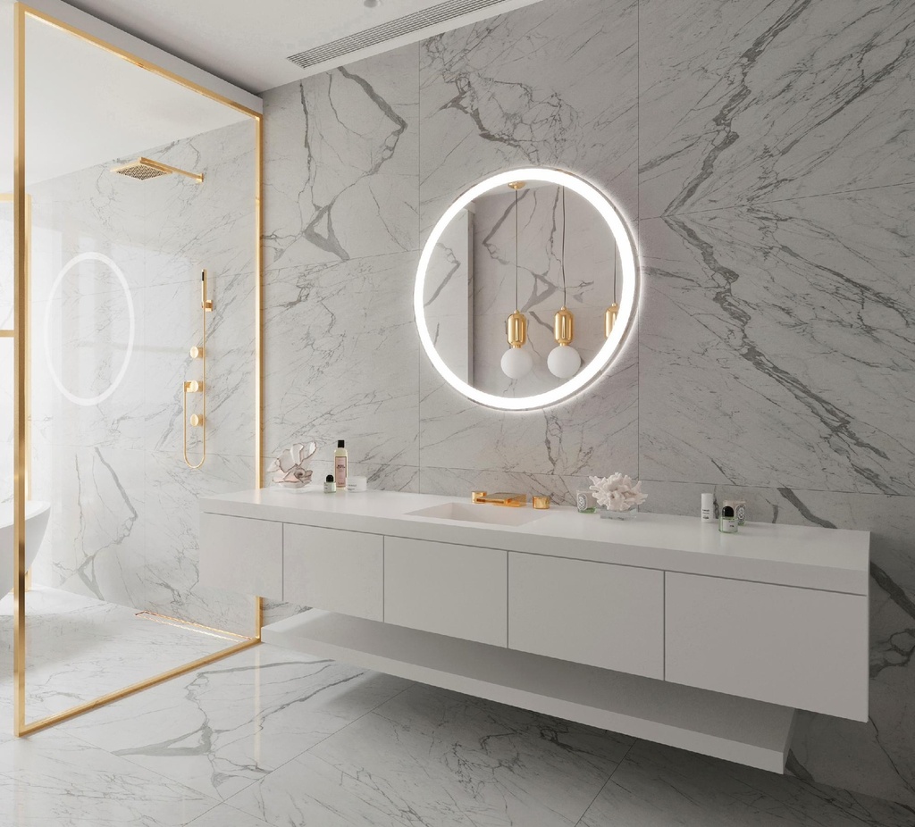 40 x 40 Galaxy Round Illuminated Mirror (Daylight)