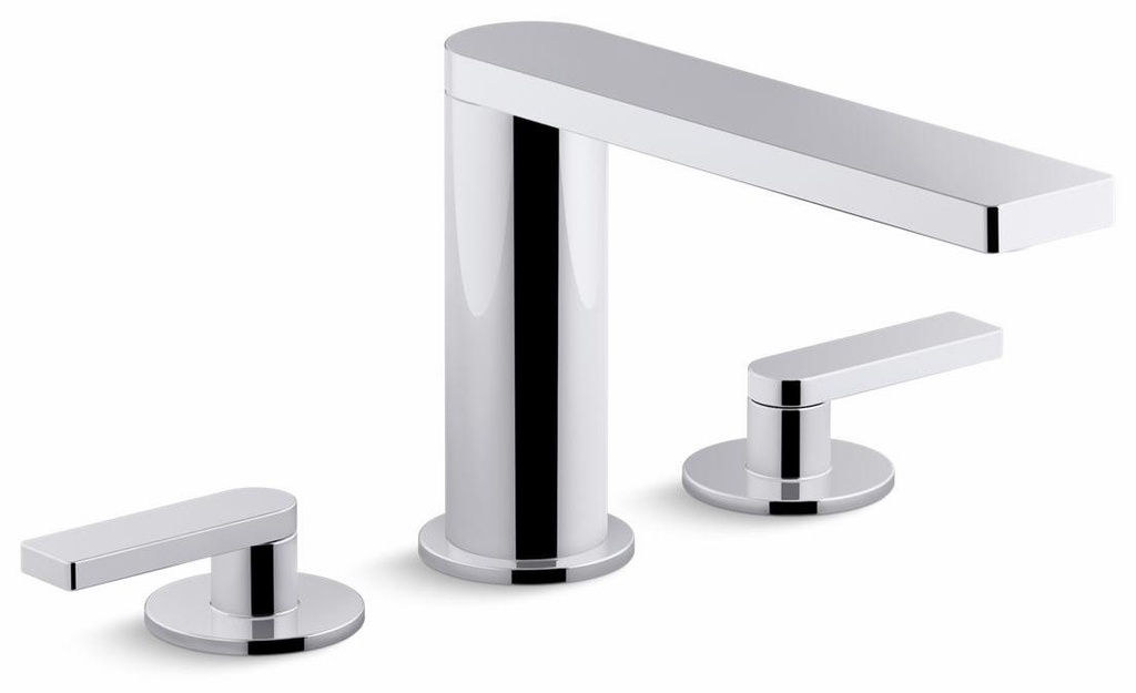 Composed Widespread Bathroom Faucet with Lever Handles 1.2 GPM