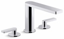 Composed Widespread Bathroom Faucet with Lever Handles 1.2 GPM