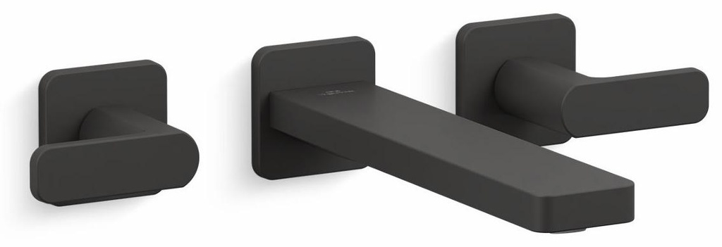 Parallel 2-Handle Wall Mount Bathroom Faucet Trim