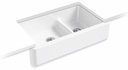 Whitehaven Smart Divide 35-3/4" 1.75 Bowl Undermount Farmhouse Kitchen Sink