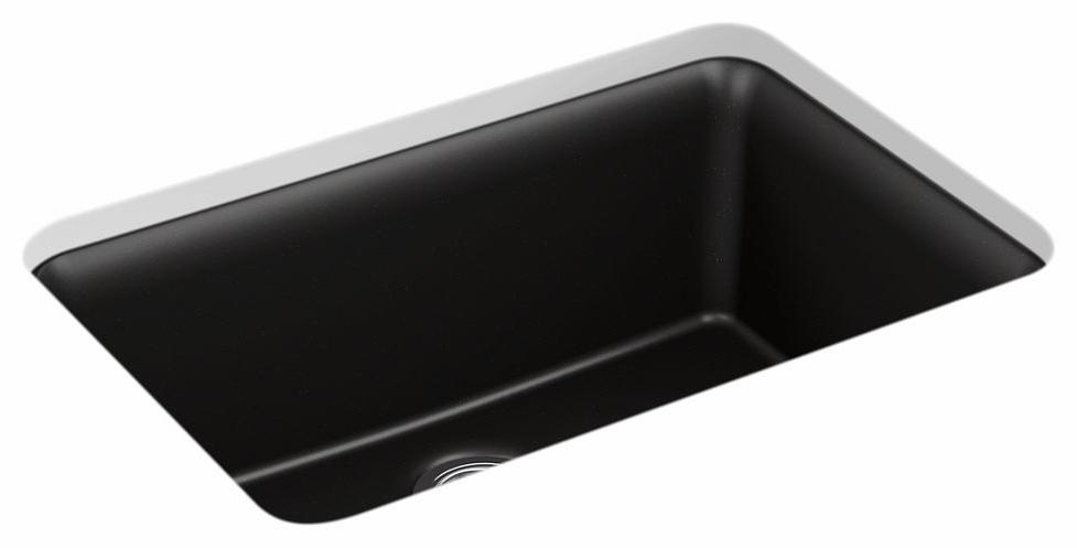 Cairn 27-1/2" 1 Bowl Undermount Neoroc Sink with Rack