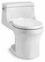 San Souci 1-Piece Round Front 1.28 GPF Toilet with Slow Close Seat