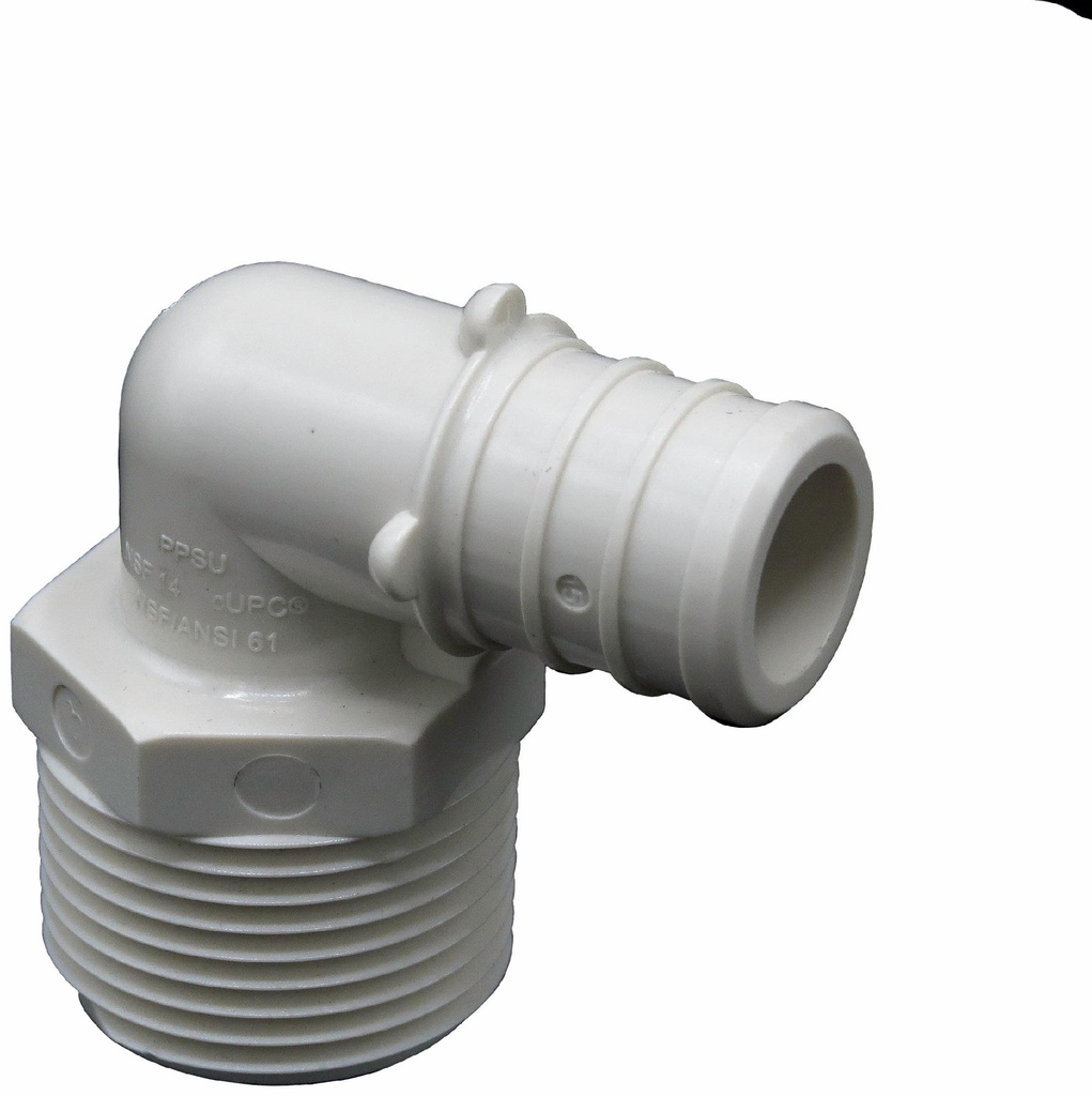 3/4 MPT POLYALLOY ELBOW XPME44