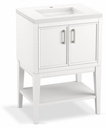 Winnow 24" Bathroom Vanity with Sink and 1-Hole Quartz Top