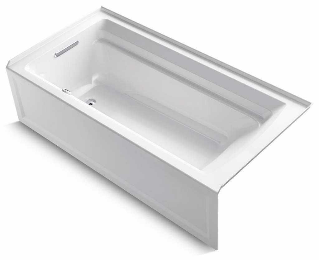 Archer 72" X 36" Alcove Bathtub with Integral Apron and LH Drain