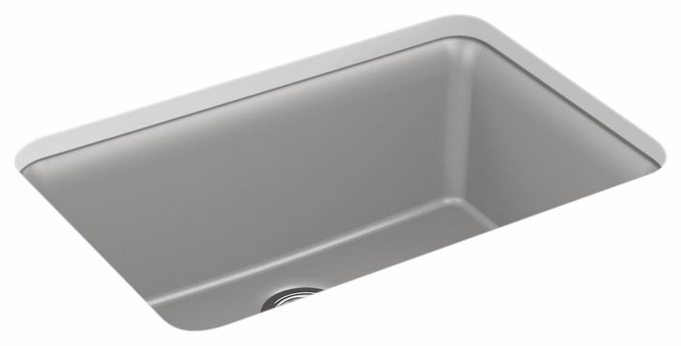 Cairn 27-1/2" 1 Bowl Neoroc Undermount Sink with Rack