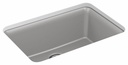 Cairn 27-1/2" 1 Bowl Neoroc Undermount Sink with Rack