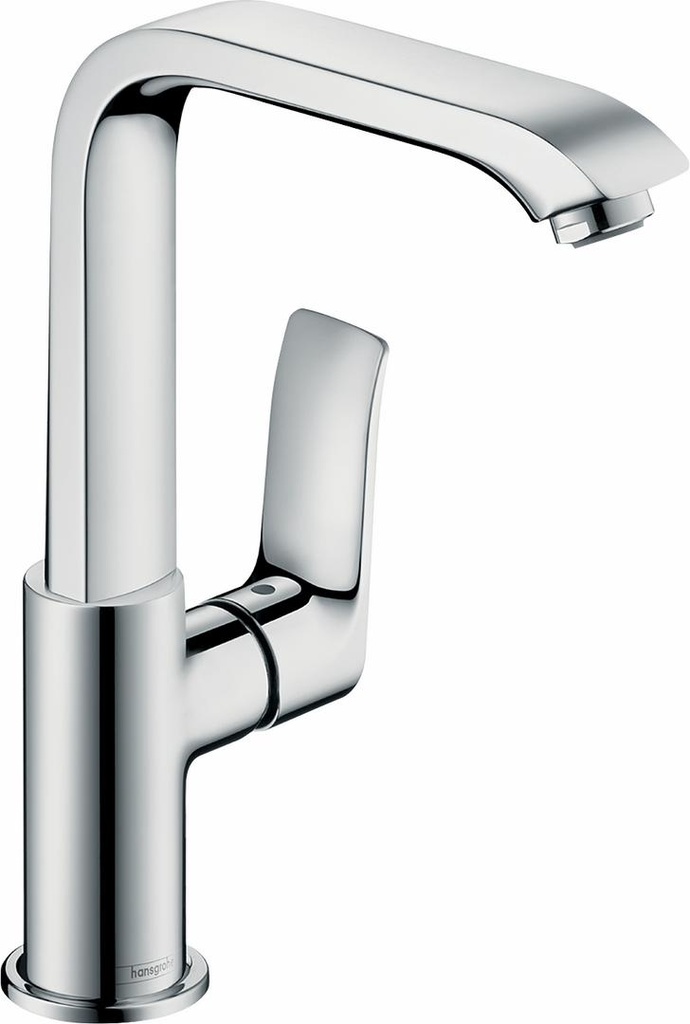 Metris 230 Single Hole Bathroom Faucet With Spout & Pop-Up Drain
