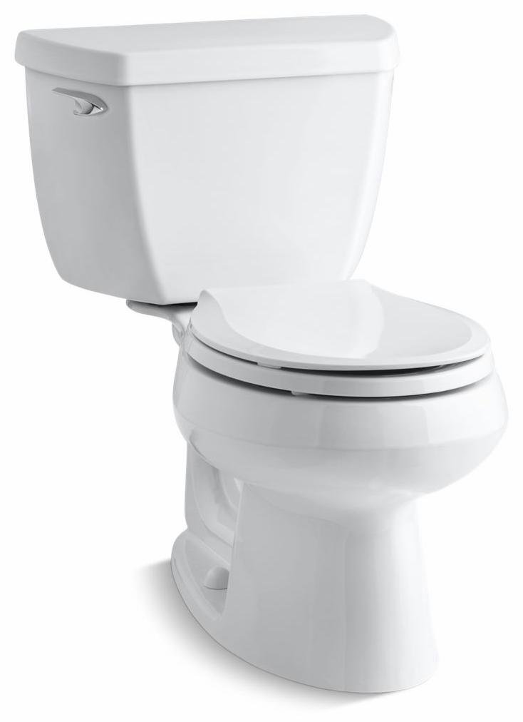 Wellworth Classic 2-Piece Round Front 1.28 GPF Toilet (less seat)