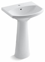 Cimarron Single Hole Pedestal Bathroom Sink