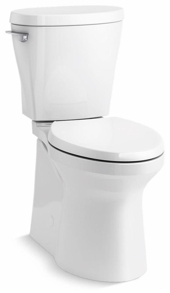 Betello ContinuousClean XT two-piece elongated toilet with skirted trapway, 1.28 gpf