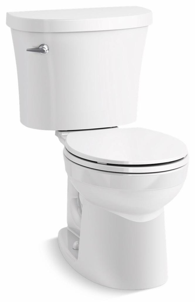Kingston 2-Piece Round Front 1.28 GPF Toilet (less seat)